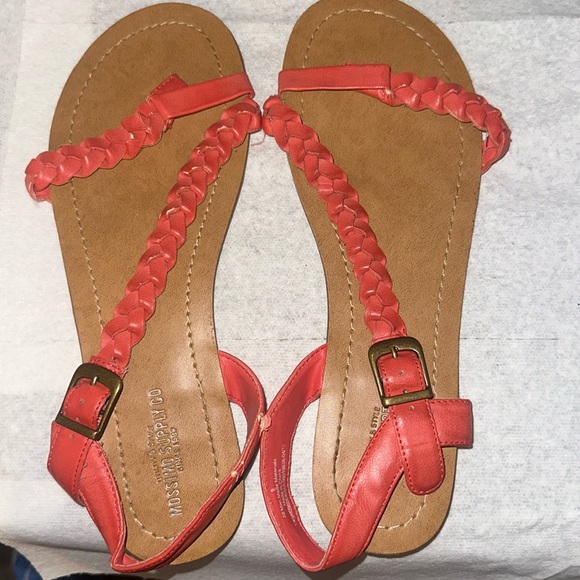 Mossimo Supply Co Pink Sandals, Size 9, Worn Once. - Picture 1 of 4